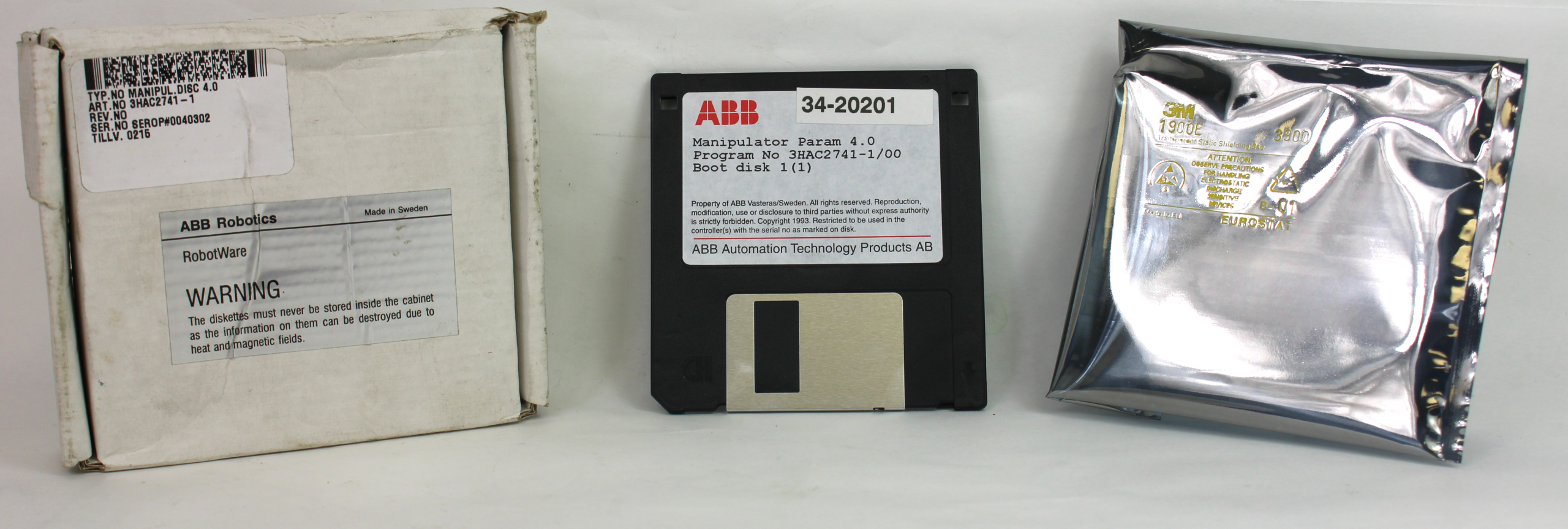 ABB 3HAC2741-1/00 Manipulator Param 4.0 Boot Disk
