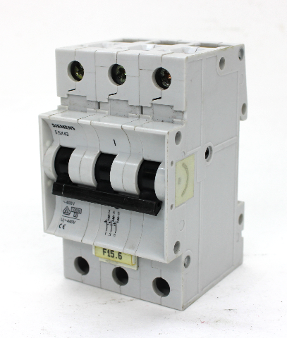 Siemens 5SX43 C6 Circuit Breaker 400V 3Pole