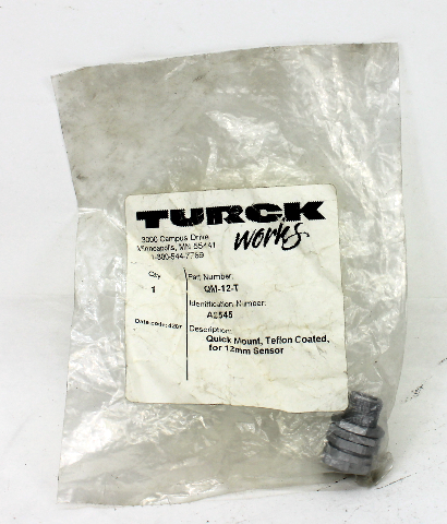 Turck QM-12-T Quick Mount, Teflon Coated, for 12mm Sensor
