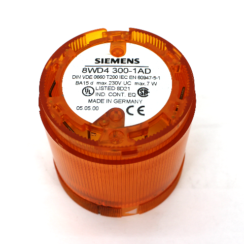 Siemens 8WD4 300-1AD Amber Stack Light