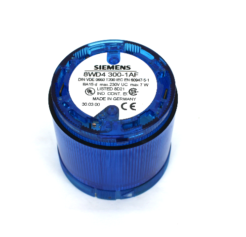 Siemens 8WD4 300-1AF Blue Stack Light