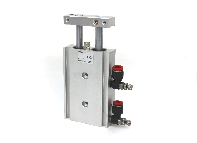 SMC CXSL15-30 Dual Rod Pneumatic Guided Cylinder, 15mm Bore, 30mm Stroke