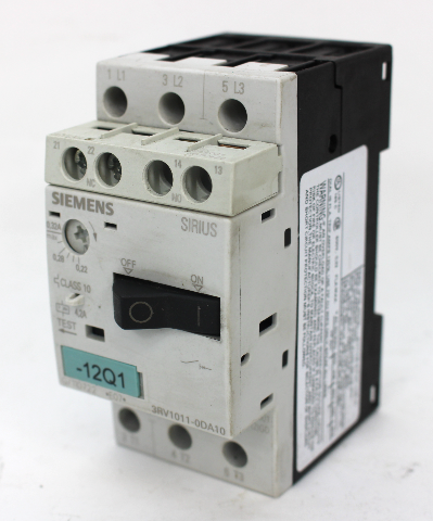 Siemens 3RV1011-0DA10 Contactor 3 Pole, 600V