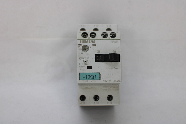 Siemens 3RV1011-1EA10 Contactor 3 Pole, 600V