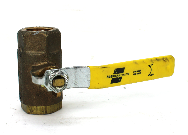American Valve 200WSP 600WOG 3/4" Brass Ball Valve
