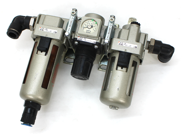 SMC AF30-02D / AR25-02E / AL30-02 Filter, Regulator, Lubricator Assembly