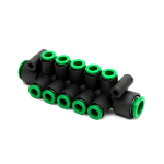 SMC KRM11-06-10-10 Flame Resistant One-Touch Fittings Manifold - Pack of 5