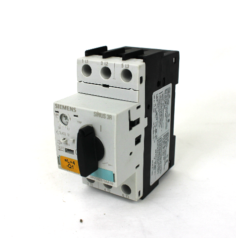 Siemens 3RV1021-1AA10 Circuit Breaker 1.6A, 3 Pole