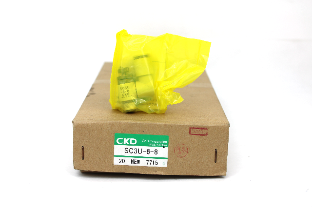 CKD SC3U-6-8 Universal Elbow Push to Connect, 270 l/min, NEW
