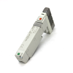 SMC VQC2401N-51 3 Position Solenoid Valve, Plug-In NEW