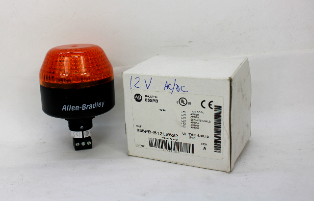 Allen Bradley 855PB-B12LE522 Panel Mount Selectable Steady or Flashing LED