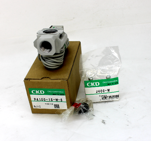 CKD P4100-15-W-5 Pressure Switch 0.1-0.6MPa w/ J400-W Bracket