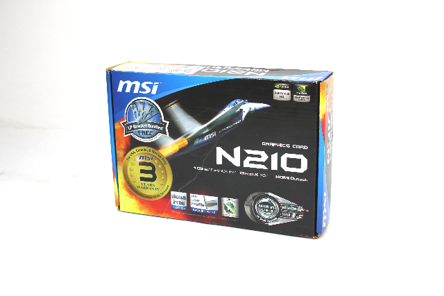 MSI GeForce N210-MD512D3H/TC Low Profile Ready Video Card, TurboCache 1GB