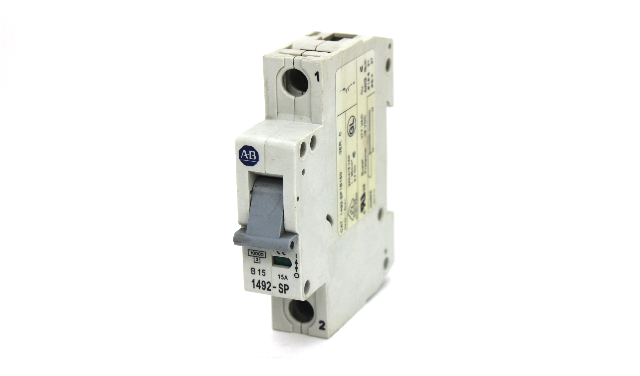 Allen Bradley 1492-SP1B150 Ser. C Circuit Breaker, 1-Pole, 15Amp