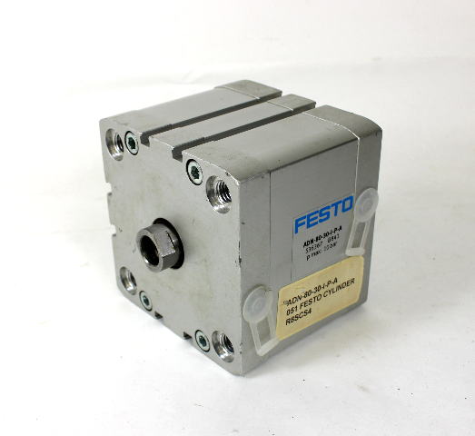 Festo ADN-80-30-I-P-A Compact Cylinder, 30mm Stroke, 80mm Diameter, 10 Bar Max