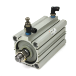 SMC CQ2B63-100DM Pneumatic Compact Cylinder, 63mm Bore, 100mm Stroke