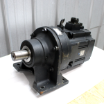 Mitsubishi HC-SF202BC1H-S2 Servo Motor w/ Cyclo Drive CNHM-4115-11 Gear Motor *ENCODER CONNECTOR IS CHIPPED*