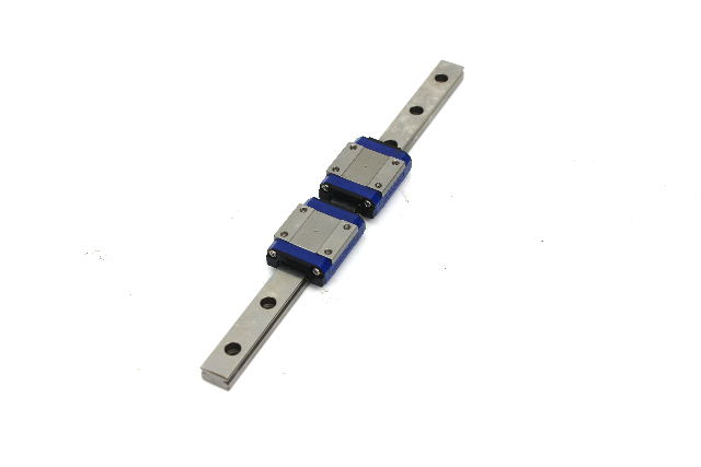 NSK PU12 Linear Guide and Rail, 12mm ID (2 Guides per Rail)