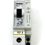 Siemens 5SX41 C6 w/ 5SX9100HS Auxiliary Contact