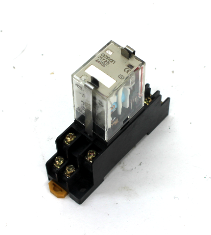 Omron MY2N Ice Cube Relay 24VDC, 5A w/ PYF08A Relay Base