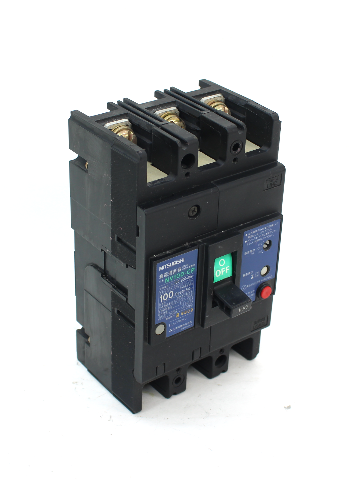 Mitsubishi NV100-CP Circuit Breaker, 3 Pole, 100-200V