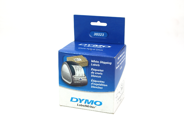 Dymo 30323 White Shipping Label, 2 1/8" x 4", 1-Roll