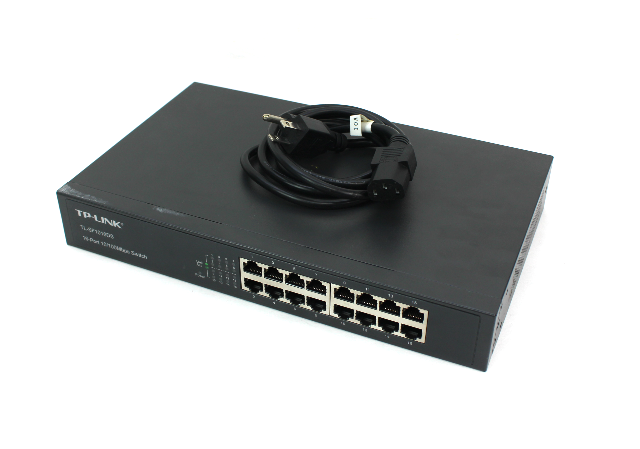 TP-Link TL-SF1016DSDS 16-Port 10/100Mbps Switch, 100-240V