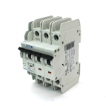 Eaton FAZ-D10/3-NA Circuit Breaker, 3-Pole w/ Z-IHK-NA Auxiliary Contact 5VDC