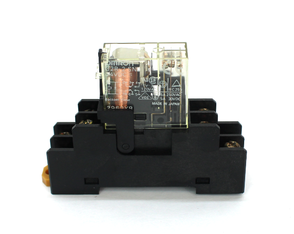 Omron G2R-2-SND Relay w/ 2550 YC 5A 250V Socket Base