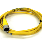 Woodhead W04000A09M020 4-Pole Female Straight 2M 22/4 AWG PVC Cord