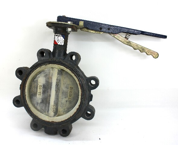 NIBCO LD2000 6 1/2" Butterfly Valve w/ ALBZ Disc, 200 PSI