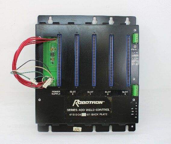 WTC Robotron 419-0-04-01 Backplate Series 400 Weld Control
