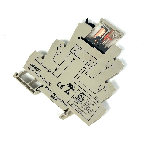 Omron G2RV-SL700 Terminal Block w/ G2RV-1-S Relay, 24VDC