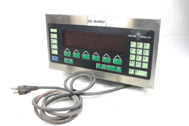 Mettler Toledo ID7-2000 Count Weighing Terminal