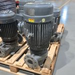 Teco 15Hp Inline Vertical Pump 200 GPM 3" x 3" Flanged Inlet / Outlet