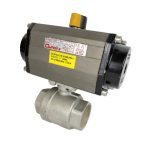 DuraValve Durair II Pneumatic Valve Actuator w/ Stainless 2 In Ball Valve AS2117