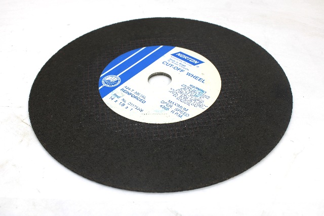 Norton A24-T Cut-Off Wheel, Metal, 14" x 1/8" x 1"