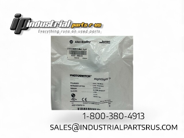 Allen Bradley 42EF-P2MPB-F4 PhotoSwitch Polarized Retroreflective Sensor New