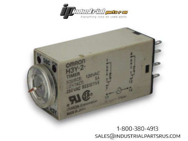 Omron H3Y-2- Timer Relay 120VAC