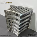 Trew 27" MDR Curve Conveyor 45 Degree  Powered Roller Conveyor 24V Intelligrated