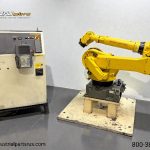 FANUC M-710iC/50 50kg Robot R-J3iC with Teach Pendant & Pedestal TESTED