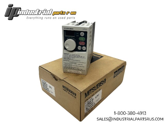 Mitsubishi FR-S520E-0.75K-NA Compact Size Inverter, 200-240VAC