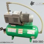 Becker KVT 3.80 Oil-Less Rotary Vane Vacuum Pump 5Hp 42 SCFM w/ 30 Gal. Receiver