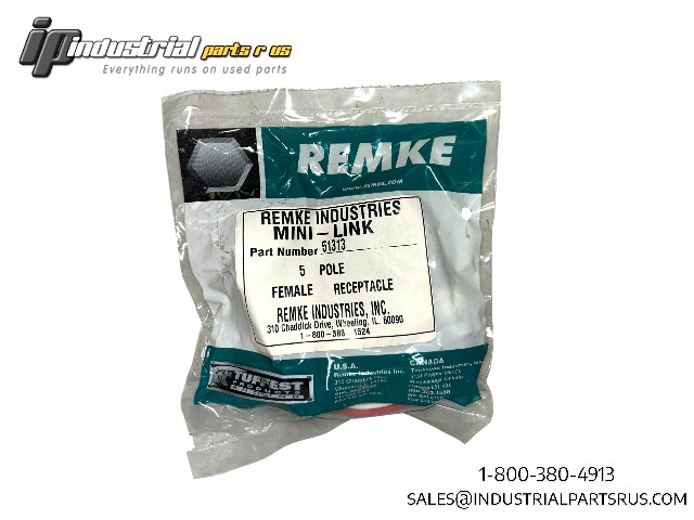 Remke 105Q0010M Mini-Link Receptacle Female 5-Pole Connector with 1ft Pigtail