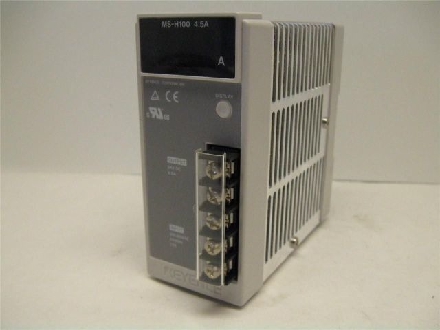 Keyence MS-H100 4.5A Power Supply 24 Vdc Output 120-240 Vac Input