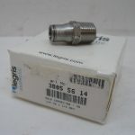 Legris 3805 56 14 Male Connector SS 1/4" OD x 1/4" NPT Pkg of 2 New