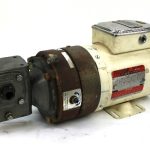 Reliance P56X4506M-AA 1/2 Hp 208-460V Washdown Motor, SBKF721-30S-B5-G Boston Gear Reducer 3:1