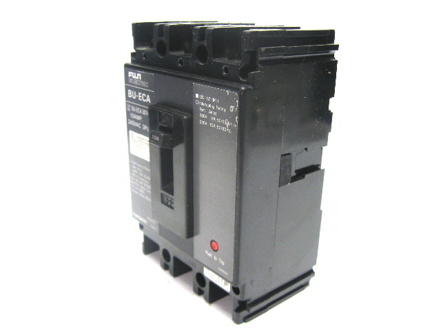 Fuji Electric BU-ECA 3010 Circuit Breaker 10 Amp 3 Pole 240V AC