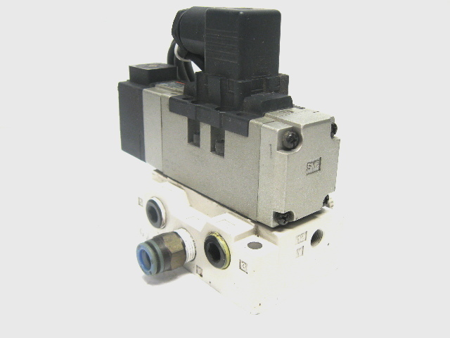 Smc VP7-6-FG-S Solenoid Valve 24 Vdc, 5 Port