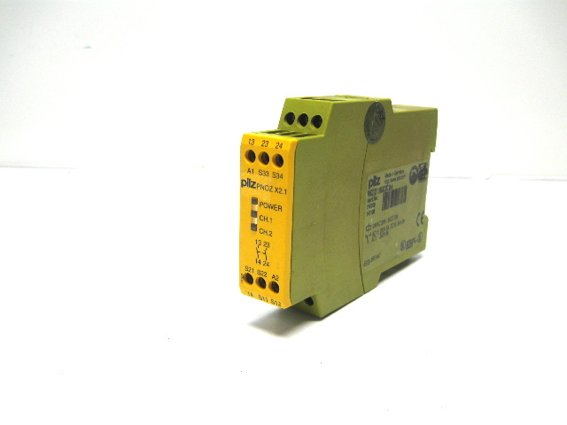 Pilz PNOZ X2.1 24VAC/DC 2N/O Safety Relay 24Vac/Vdc